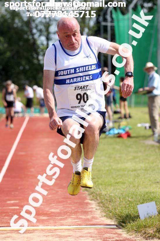 Mens long jump, 2019 NEMA Track and Field Champs, Monkton. Photo:  David T. Hewitson/Sports for All Pics